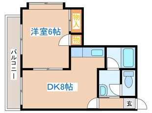 プログレスコ－ト山の手の物件間取画像